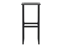 Bancos de bar 4 pcs 38x38x80 cm aço revestido a pó preto PT297173