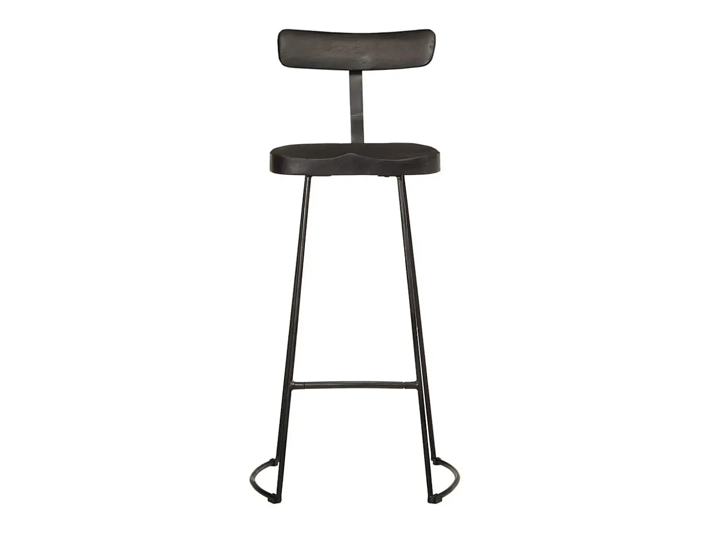 Bancos de bar 2 pcs 49x43x103 cm madeira de mangueira maciça