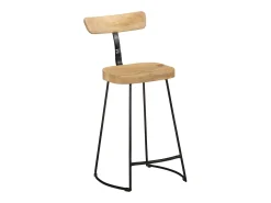 Bancos de bar 2 pcs 49x43x88 cm madeira de mangueira maciça