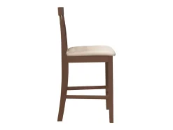 Bancos de bar com almofadões 2pcs madeira de seringueira maciça