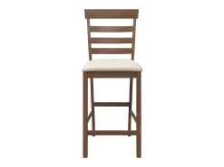 Bancos de bar com almofadões 2pcs madeira de seringueira maciça