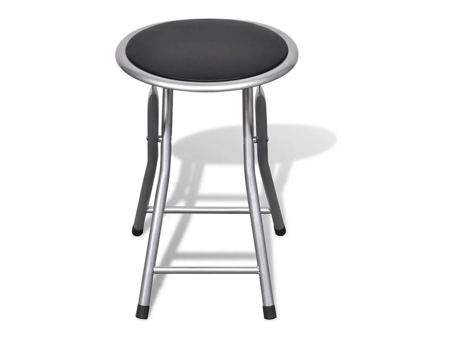 Bancos de bar dobráveis 4 pcs couro artificial PT476916