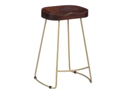 Bancos de bar Gavin 2 pcs madeira mangueira maciça
