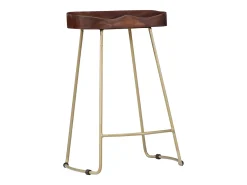 Bancos de bar Gavin 2 pcs madeira mangueira maciça