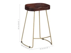 Bancos de bar Gavin 2 pcs madeira mangueira maciça