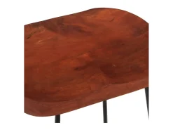Bancos de bar Gavin 2pcs 45x40x63cm madeira de mangueira maciça