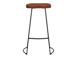 Bancos de bar Gavin 2pcs 50x40x78cm madeira de mangueira maciça