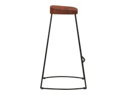 Bancos de bar Gavin 2pcs 50x40x78cm madeira de mangueira maciça