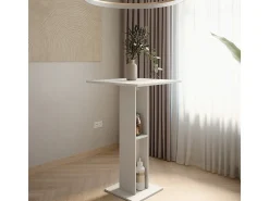 Bartisch branco 65x65x106 repose
