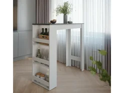 Bartisch branco/antracite 45x110x106 repose