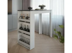 Bartisch branco/antracite 57x117x106 repose
