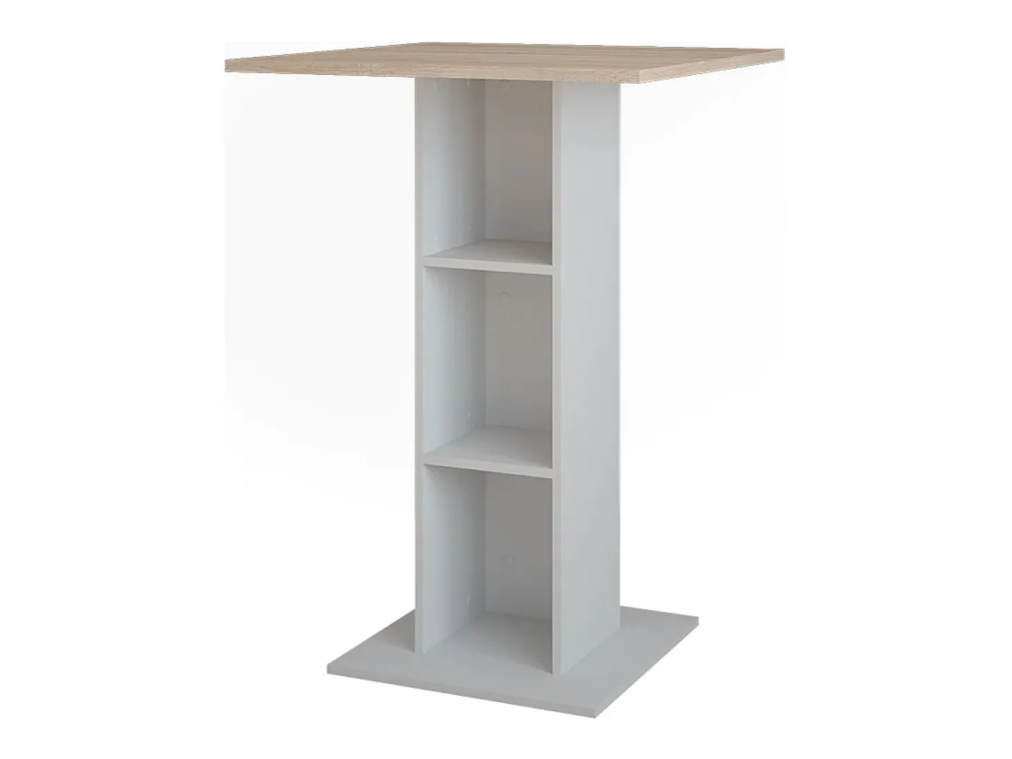 Bartisch branco/sonoma 75x75x106 repose