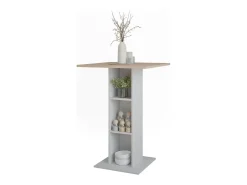 Bartisch branco/sonoma 75x75x106 repose
