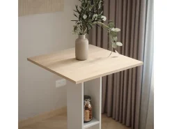 Bartisch branco/sonoma 65x65x106 repose