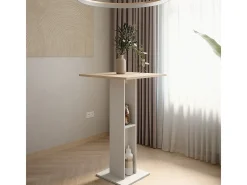 Bartisch branco/sonoma 65x65x106 repose