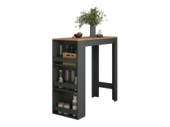 Bartisch carvalho antracite/goldkraft 45x110x106 repose