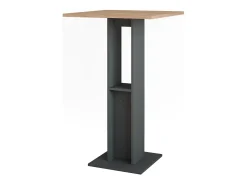 Bartisch carvalho goldkraft/antracite 65x65x106 repose