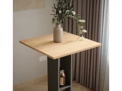Bartisch carvalho goldkraft/antracite 65x65x106 repose