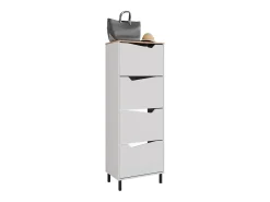 Basculante de sapatos branco/artesanal 60x38x167.4 marelle