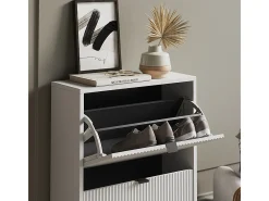 Basculante de sapatos branco 60x24x92 eliza