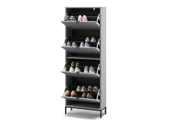 Basculante de sapatos cinza 60x24x168 eliza