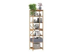 Bücherregal bambu 48.3x35.5x166.5 novaro