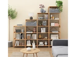 Bücherregal bambu 48.3x35.5x166.5 novaro