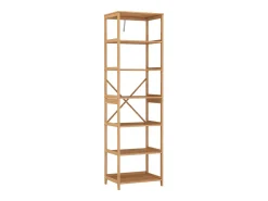 Bücherregal bambu 48.3x35.5x166.5 novaro