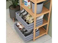 Bücherregal bambu 48.3x35.5x114 novaro