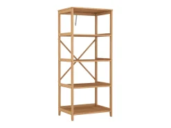 Bücherregal bambu 48.3x35.5x114 novaro