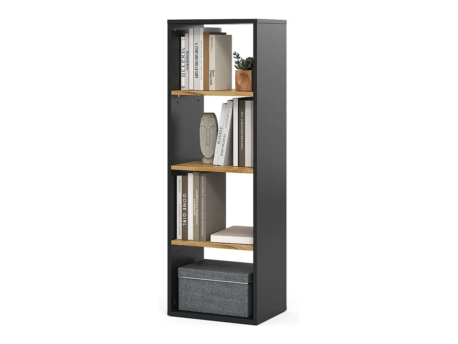 Bücherregal carvalho antracite/goldkraft 40x30x120 tomy
