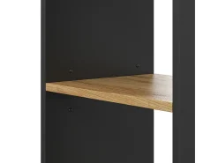 Bücherregal carvalho antracite/goldkraft 40x30x120 tomy