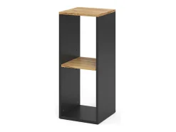 Bücherregal carvalho antracite/goldkraft 30x30x74 tomy
