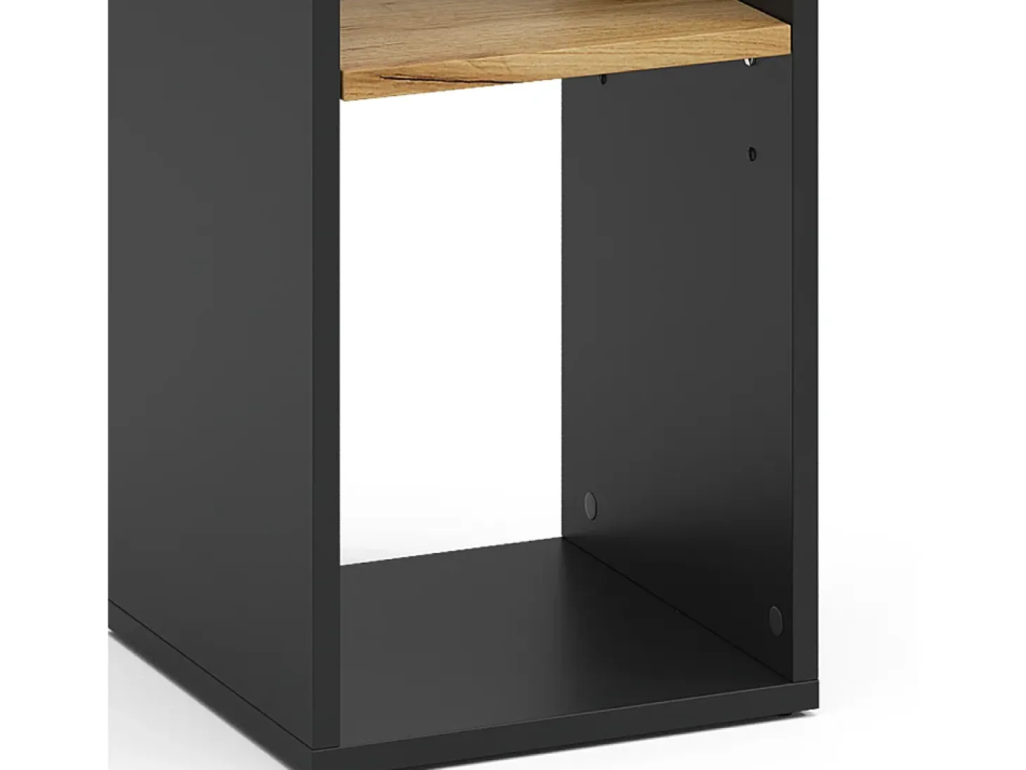 Bücherregal carvalho antracite/goldkraft 30x30x74 tomy