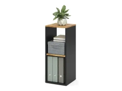 Bücherregal carvalho antracite/goldkraft 30x30x74 tomy