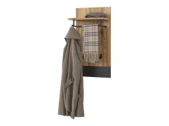 Bengaleiro de parede antracite 44x25.6x83 selena