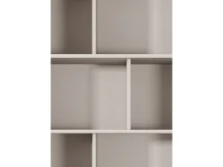 Biblioteca 2 gavetas e 8 nichos MDF bege e dourado - ELONARIA de Pascal Morabito