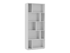 Biblioteca 5 prateleiras - A191cm x C80cm x P32cm branco - Nack