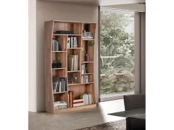 Biblioteca em manjedoura marrom 2 metros