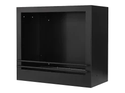 Biofireplace de piso de lareira a bioetanol JEFFERSON Marrom L 89,5 x H90,5 x D28