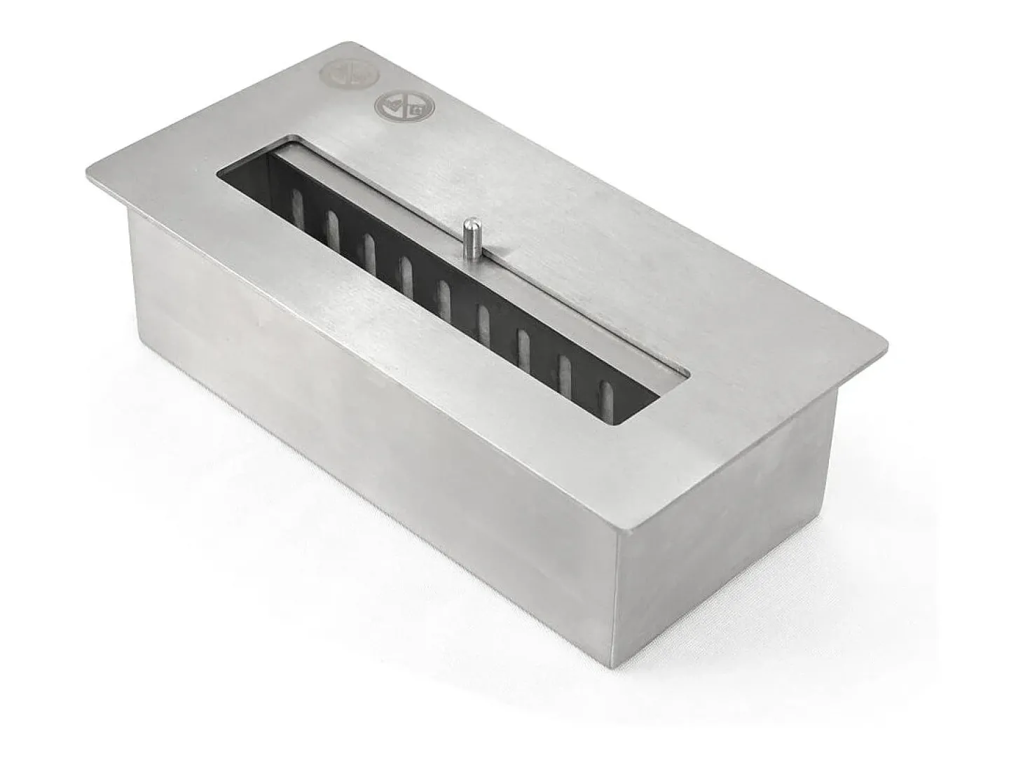 Biofireplace de piso de lareira a bioetanol JEFFERSON Branco L 89,5 x H90,5 x D28