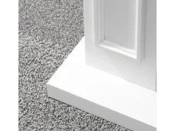Biofireplace de piso de lareira a bioetanol JEFFERSON Branco L 89,5 x H90,5 x D28