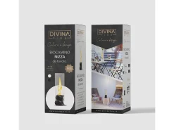 Biolareira de mesa a bioetanol NIZZA Preto D14,5 x H46,5 interno externo