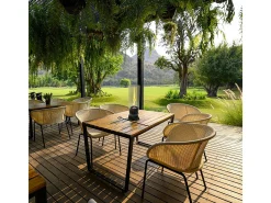 Biolareira de mesa a bioetanol NIZZA Preto D14,5 x H46,5 interno externo