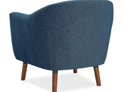 Brie | Cadeira de apoio em linho azul