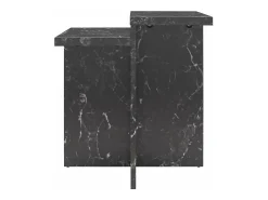 Brielle | Mesa de centro com aspeto de mármore Preto
