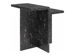 Brielle | Mesa de centro com aspeto de mármore Preto