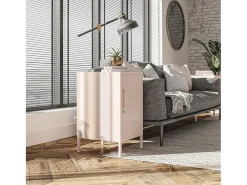 Brielle | Mesa de centro com efeito de mármore branco
