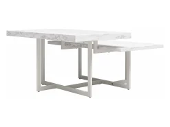 Brielle | Mesa de Centro em Mármore Branco