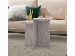 Brielle | Mesa de centro em Marble Look White